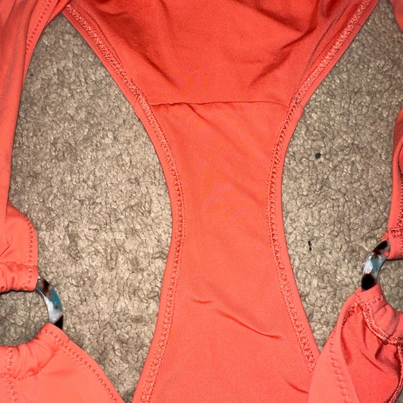 Bright Bikini Bottoms Aerie With Two Hoops - Picture 5 of 5